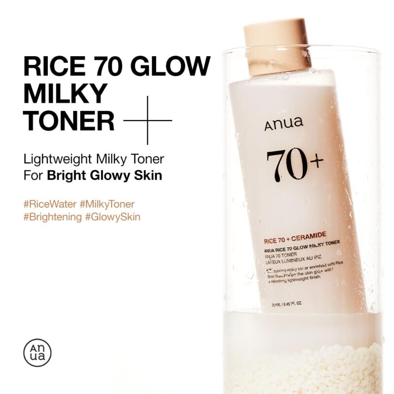 ANUA Rice 70 Glow Milky Toner