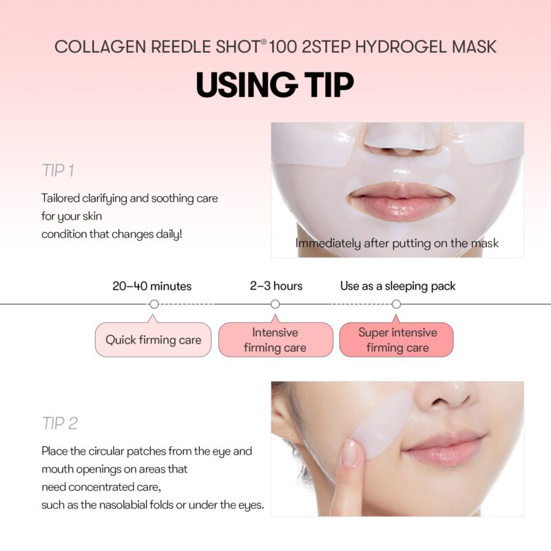 VT COLLAGEN REEDLE SHOT 100 2STEP HYDROGEL MASK